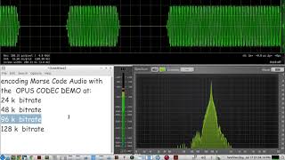 Encoding Morse Code Audio Tones with the Opus Audio Codec - what OPUS bitrate is best for CW ?