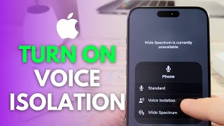 How To Turn On And Activate Voice Isolation On iPhone