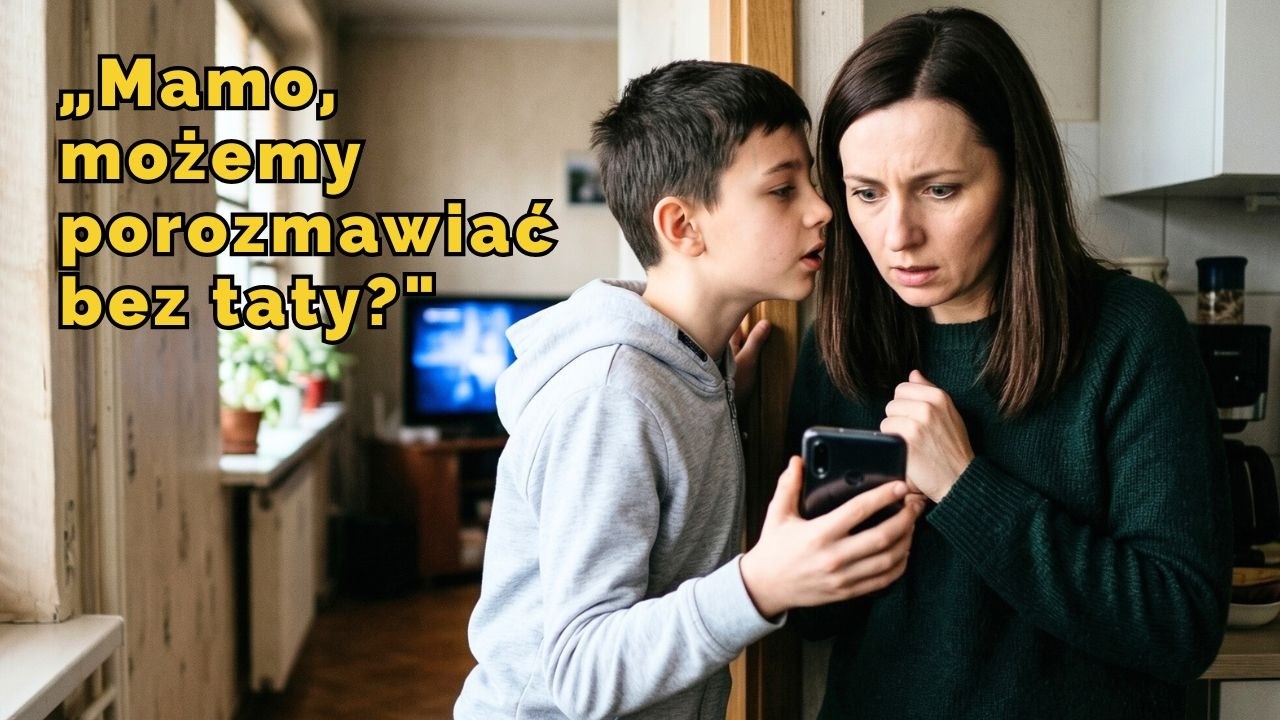 „Mamo, możemy porozmawiać bez taty?” — szepnął mój syn. To, co pokazał mi w telefonie…