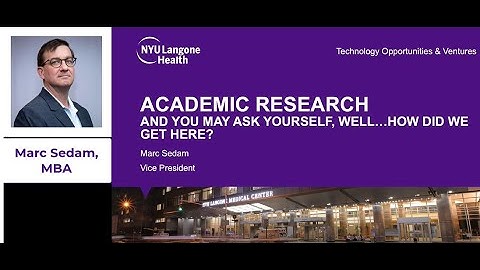 Academic Research, how did we get here?: Commercializing Academic Research