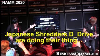 Shredders D_Drive Play Live at Marshall NAMM 2020