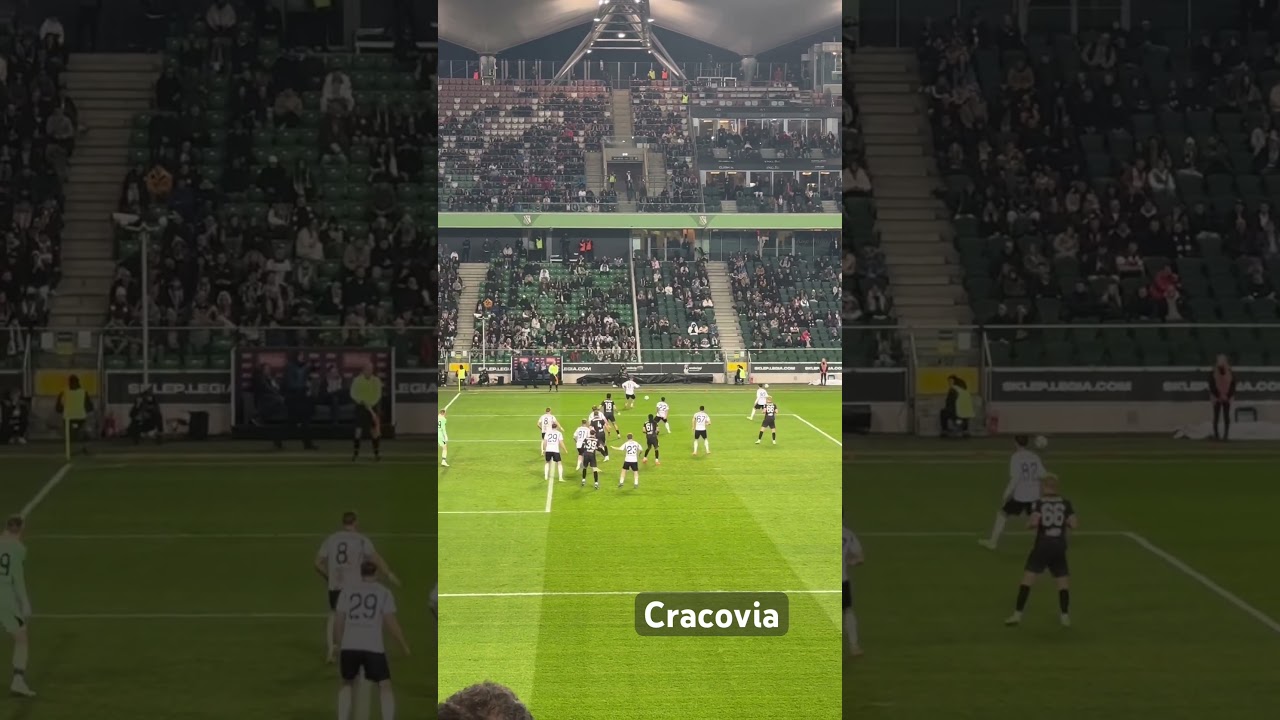 Legia Warszawa - Cracovia 1:0 - rzut rożny