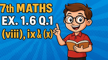 7th Class Maths | Ex 1.6 Q.1 (VIII,IX & X) | Simple Equations | BODMAS Rule Explanation