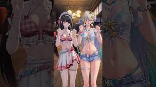 水着リンネー＆千咲デュオダンス