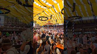 Oktoberfest in the Paulaner tent.. 😍🍻 #paulaner #oktoberfest #beer