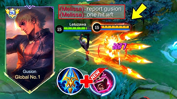WHEN GLOBAL GUSION ABUSE THIS NEW BRUTAL 1 HIT BUILD 2025💀