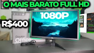 MONITOR FULL HD POR R$379, O MAIS BARATO PARA ESCRITÓRIO! SERVE PARA JOGAR? DR OFFICE