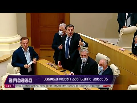 კანონპროექტი ამნისტიის შესახებ