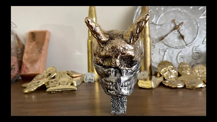 FrankenSkull - Casting a MonsterPiece - Making Brass - Melting a Giant Zinc Ingot - TheGrowingStack