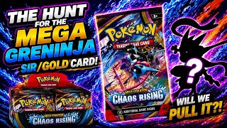 The Hunt for Mega Greninja SIR or Gold Card Day 55!!! 🔥 Pokemon Chaos Rising Booster Box Opening 