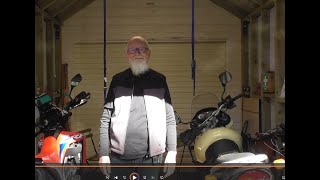 Belfast Motorcyclist Drew Millar Friend of Ted Simon of Jupiters Travels