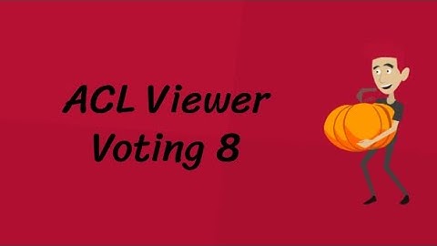 ACL Viewer Voting 8