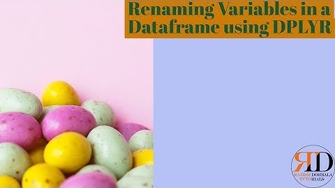 Renaming Columns in a Data Frame using DPLYR in R