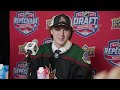 Logan Cooley Discusses Being Drafted No. 3 Overall by the Arizona Coyotes in the 2022 NHL Draft