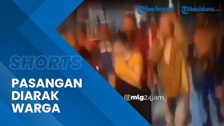 Viral Video Sepasang Kekasih yang Diduga Melakukan Perselingkuhan Diarak Warga