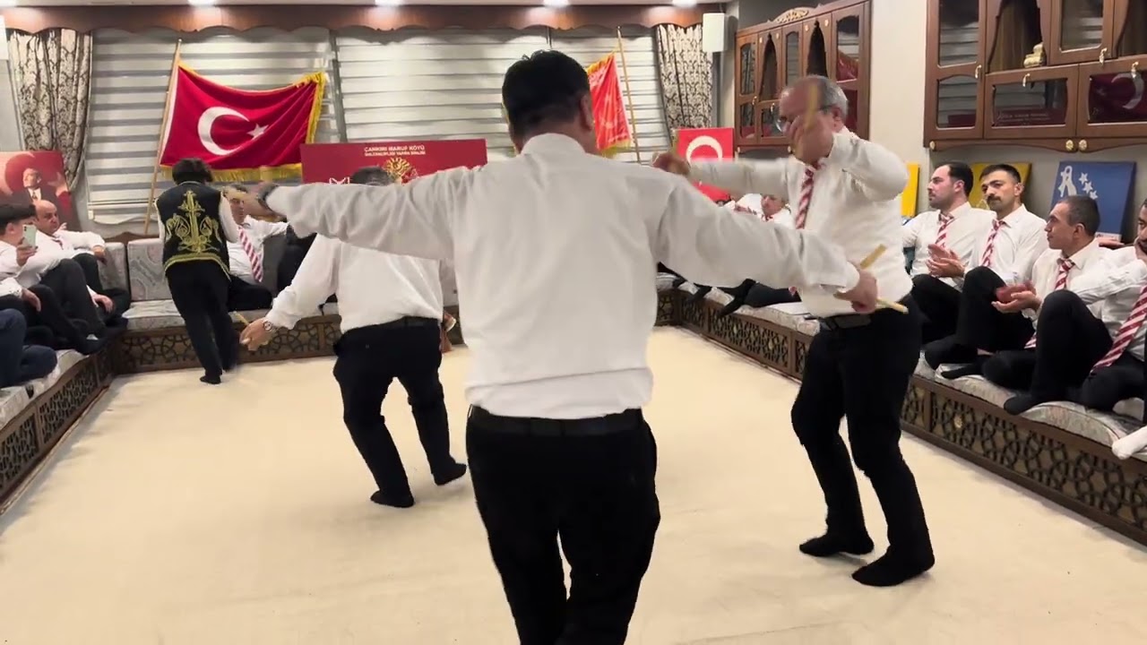 Çankırı maruf köyü sultançiftliği Yaren’i yedinci hafta neferlerimizden kaşık oyunu