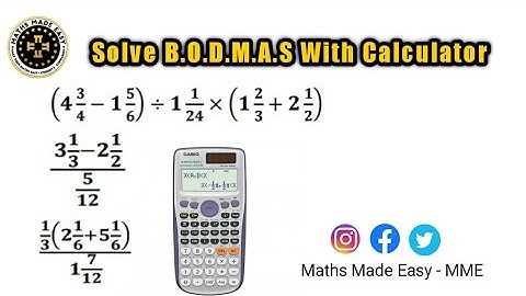 Using Scientific calculator to solve BODMAS. By Sir Tony #mathematicsdoctor