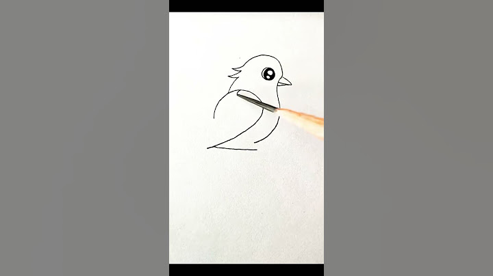 2=🐦| easy bird drawing #shorts