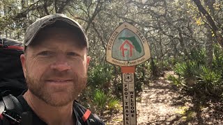 Day 2 hiking 20+ miles on the Florida trail. Ocala National Forest section.