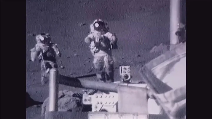 2.46x Astronauts falling on the Moon, NASA Apollo Mission Landed on the Lunar Surface