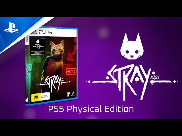 Stray PS4 with PS5 Upgrade Brand New Sealed with 6 Art Cards Fast Ship w  Trackin 811949035585