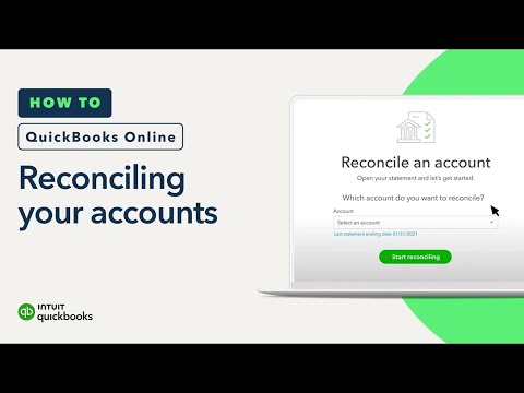 Video: Bagaimana cara mengubah rekonsiliasi di QuickBooks online?