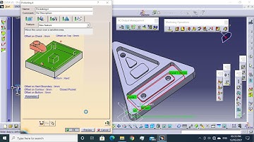 Catia Nc Programming Exercise - 30 #facing #pocketing #profilecontouring #drilling #catianc #ncprogr