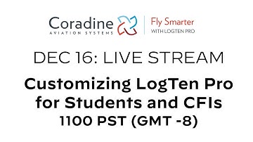 Customizing Your Pilot Logbook for Student Pilots and CFIs [LogTen is YOUR logbook]