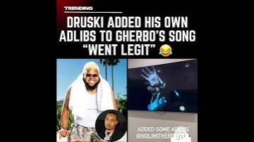 Thumbnail of #Druski put his own sauce on #Gherbo’s song “Went Legit” 😂🔥