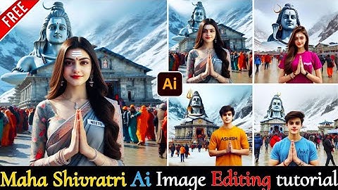 #Happy Mahashivratri photo Editing Ai Prompt || 3D image create ♥️