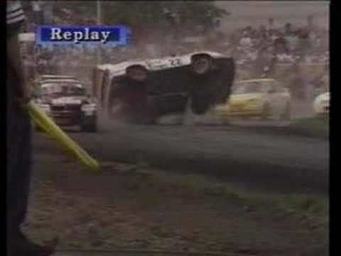 Rallycross car crash - Audi S1