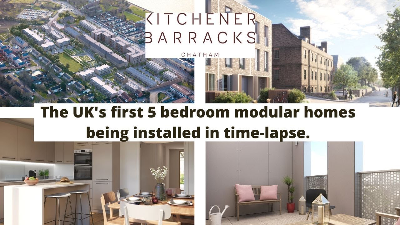 Delivery Of The Uk S First 5 Bedroom Modular Homes To Kitchener Barracks