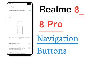Realme 8, 8 Pro Navigation Buttons Customize