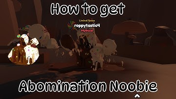 How to get Abomination Noobie in Find The Noobies Morphs (Roblox)