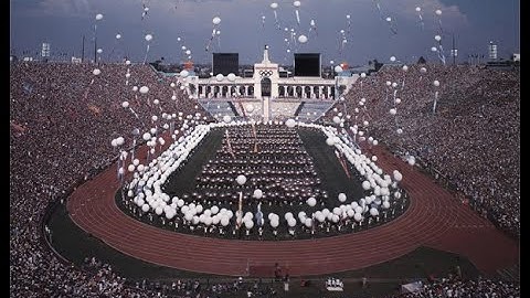 Los Angeles 1984 Olympic Opening Ceremony Broadcast  #84SummerOlympicsLA
