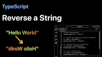 How to Reverse a String in TypeScript - Examples | ProgramGuru.org