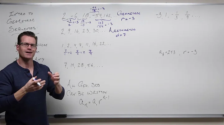 Geometric Sequences (Precalculus - College Algebra 71)
