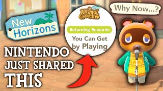 Nintendo Just Announced This INCENTIVE For Playing New Horizons