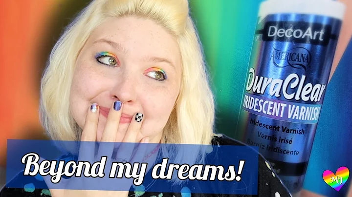 Art Product Reveal - DuraClear Iridescent Varnish BLUE