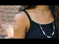 How to Create a Heishi Bead &amp; Chain Necklace