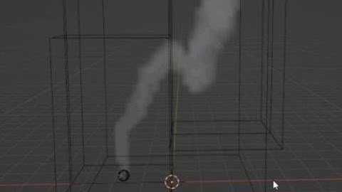 3.5 Simulation Node - Fake physical collision + fake smoke simulation - blender