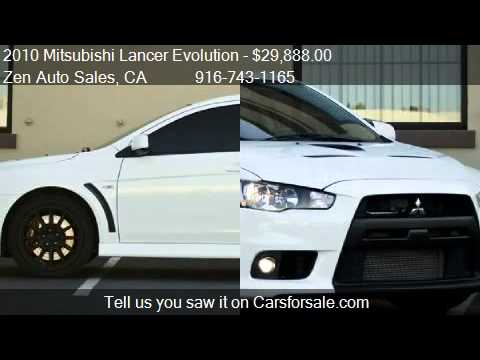 2010 Mitsubishi Lancer Evolution Evolution GSR Stage 2 AWD -