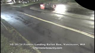 Ballot Box Burned For 4 Hours In Clark County, WA (10/28/24)
