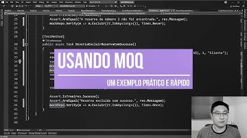 Se você quer usar Moq nos seus testes de unidade, precisa aprender isso