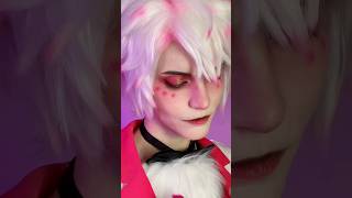 Take it or leave it~ Had to try this transition #angeldust #angeldustcosplay #hazbinhotel