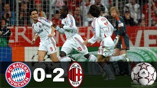 Bayern Munich vs AC Milan 0-2 - UCL 2006/2007 - Highlights & Goals - Full HD