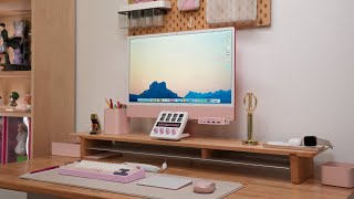 Making my Wife her Cozy Aesthetic Mac Desk Setup by Jimmy Tries World 20,775 views 7 months ago 13 minutes, 16 seconds