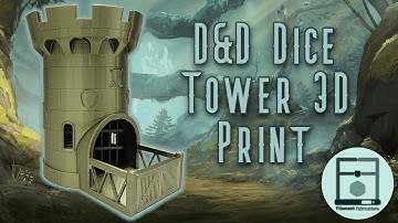D&D Dice Tower 3D Print