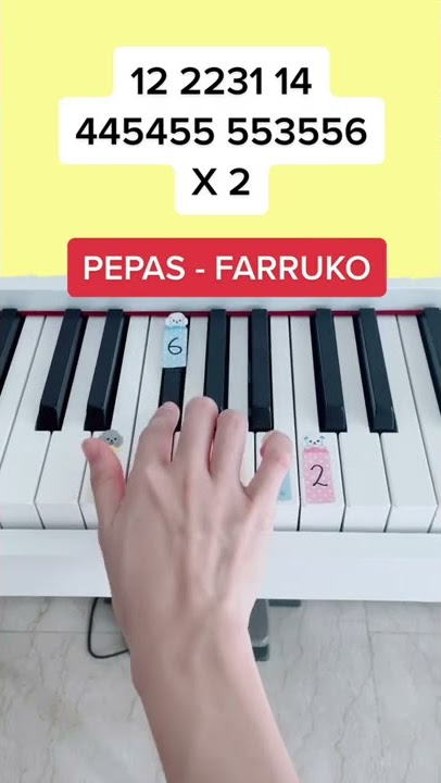 Pepas - Farruko (Piano Tutorial) #easypianotutorial #pianobeginner #pepas #pepasfarruko #summypiano