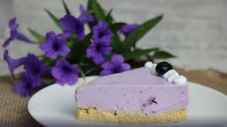 Blueberry Yogurt Cheesecake @cookingwithjudy